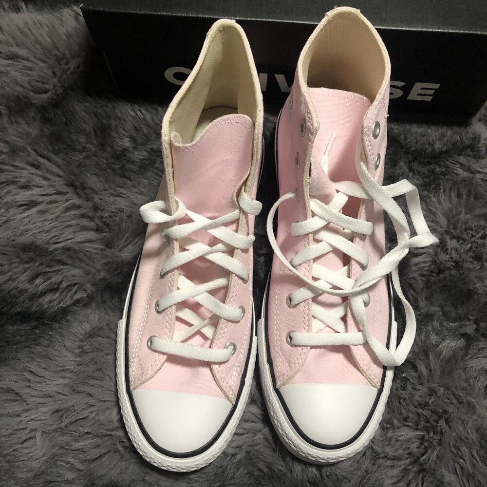Converse Girls Converse CTAS Eva Lift, Size 7, A11831F, Sugar Berry/White - Picture 2 of 7